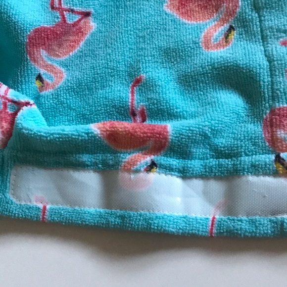 KOHL’s Pink Flamingo towel wrap-OS - Picture 7 of 12